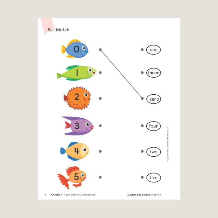 Sample page for Primary Mathematics 2022 edition