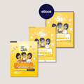 Set of educational books including a textbook, practice book, and teacher's guide for Primary Mathematics 5A on a light gray background.