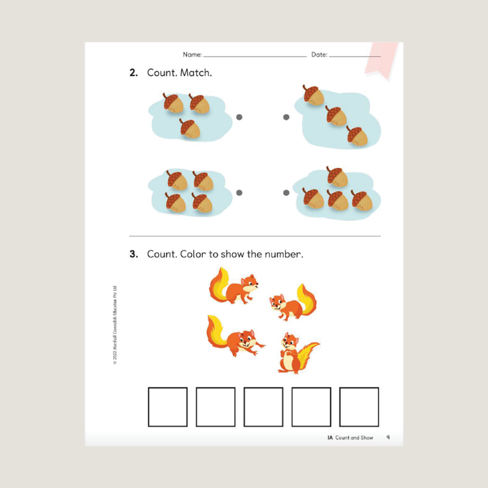 Sample page for Primary Mathematics 2022 edition