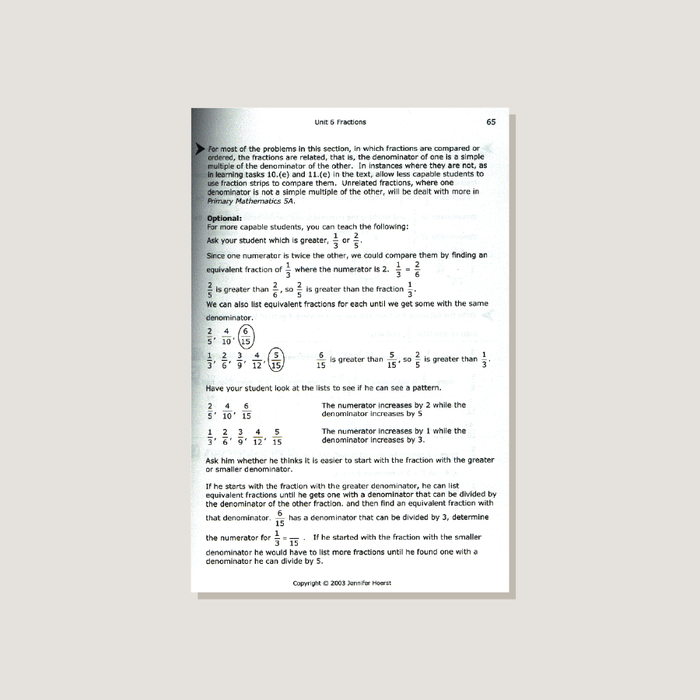 Primary Mathematics U.S. Edition Home Instructor's Guide 3B - Blemished