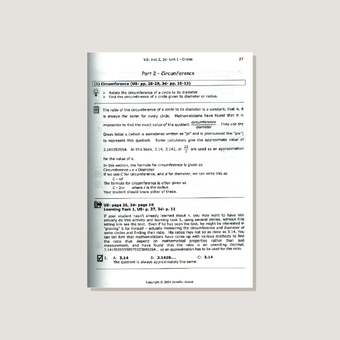Primary Mathematics U.S. Edition Home Instructor's Guide 6B