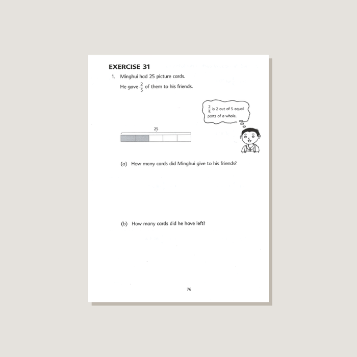 Sample page from Primary Mathematics US Edition 4A