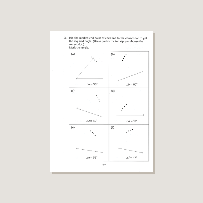 Sample page from Primary Mathematics US Edition 4A