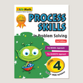 Book cover of 'Process Skills in Problem Solving' by Fan Math on a gray background