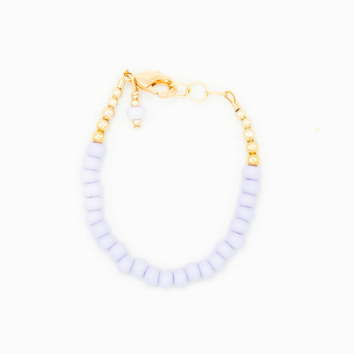 Quill and Goose 14K Gold Filled Bracelet - Lilac