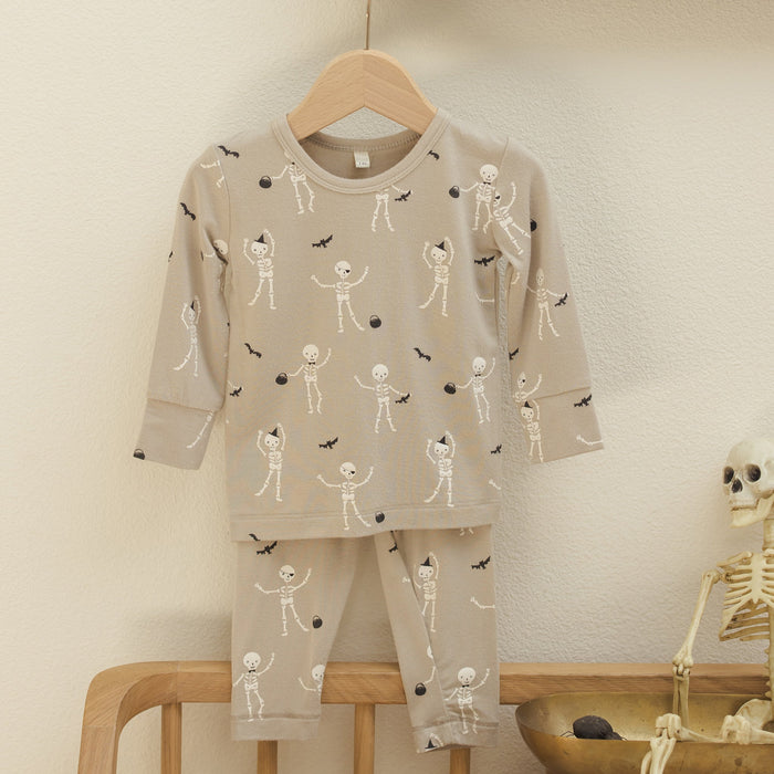 Quincy Mae Bamboo Pajama Set - Skeletons