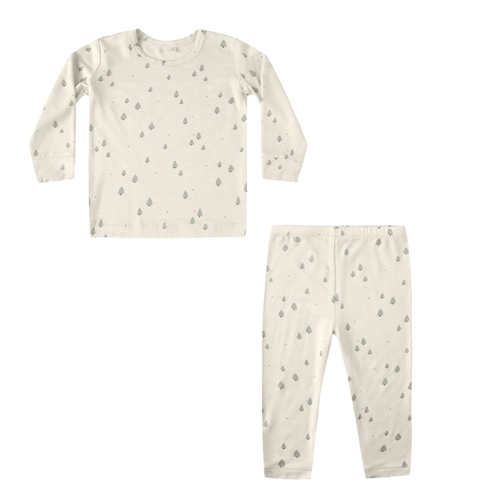 Quincy Mae Bamboo Pajama Set - Trees
