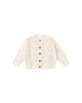 Quincy Mae Knit Cardigan - Natural