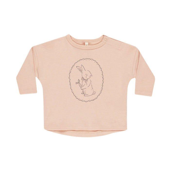 Quincy Mae Long Sleeve Tee - Bunny