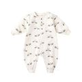 Quincy Mae Relaxed Fleece Jumpsuit - Bats