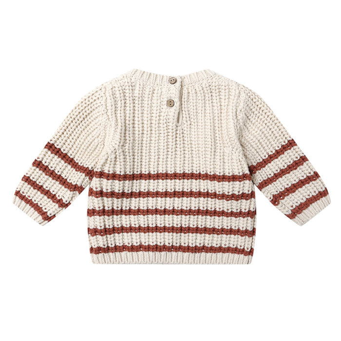 Quincy Mae Rex Sweater - Cranberry