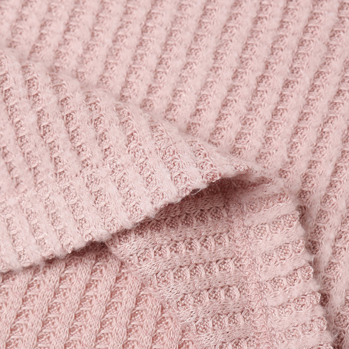 Quincy Mae Ruffle Cozy Set - Rose
