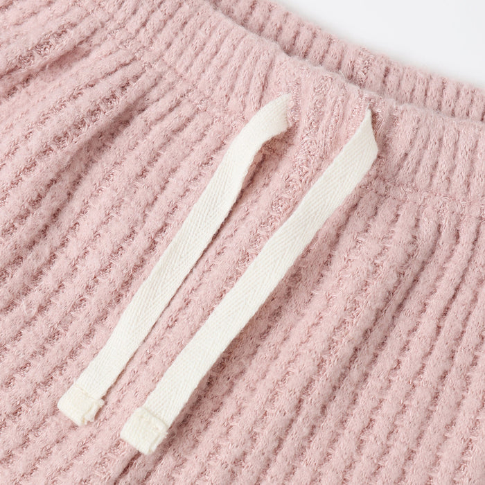 Quincy Mae Ruffle Cozy Set - Rose