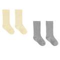 Quincy Mae Sock Set - Sky / Yellow