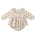 Quincy Mae Thalia Romper - Daylily