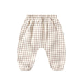 Quincy Mae Woven Pant - Cedar Check