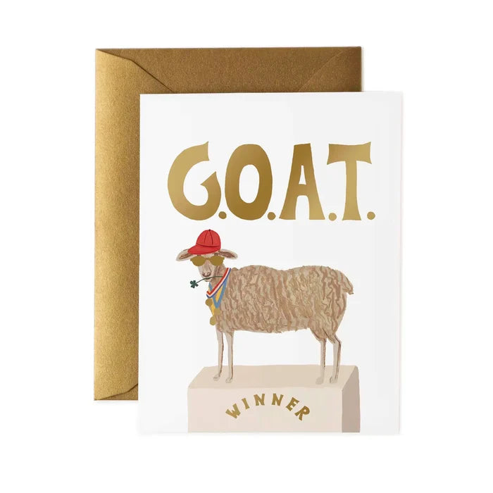Rifle Paper Co G.O.A.T. Card