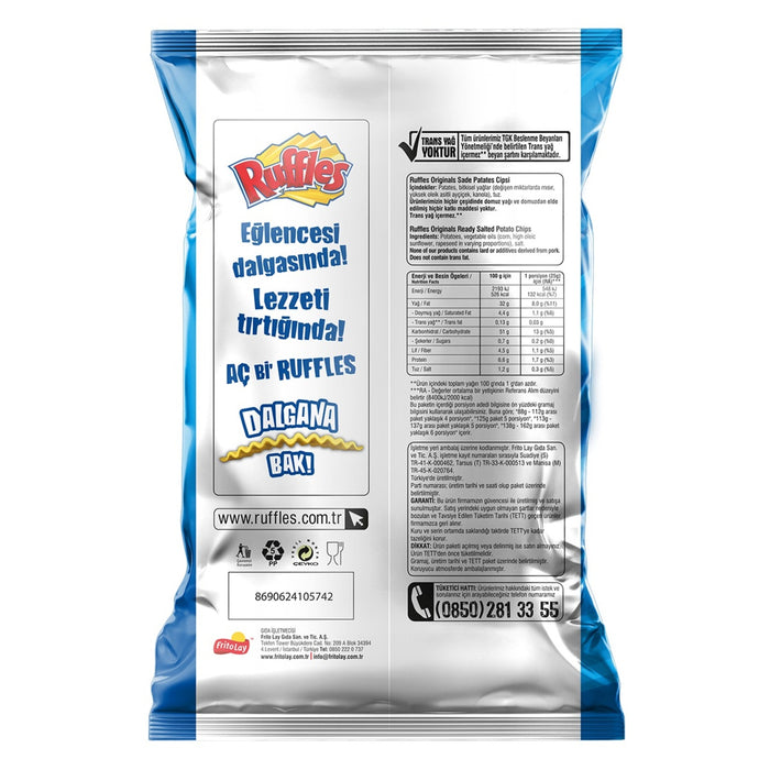Ruffles Originals Potato Chips Super Size bring the bold crunch and classic salted flavor you love i