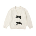 Rylee and Cru Bow Cardigan - Natural
