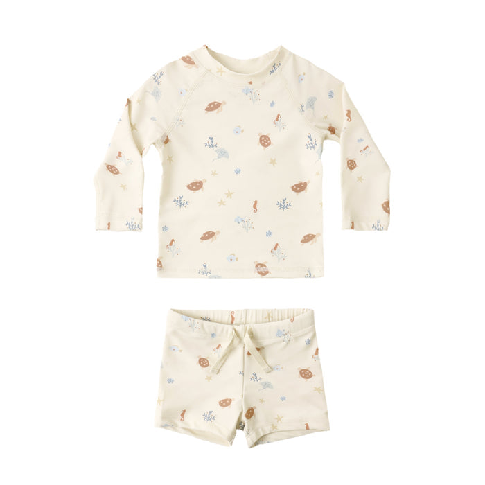 Rylee and Cru Boys Rashguard Set - Aquatic
