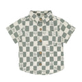 Rylee and Cru Collared Short Sleeve Shirt - Coastal Check