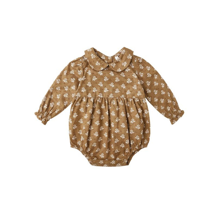 Rylee and Cru Cora Romper - Golden Fleur