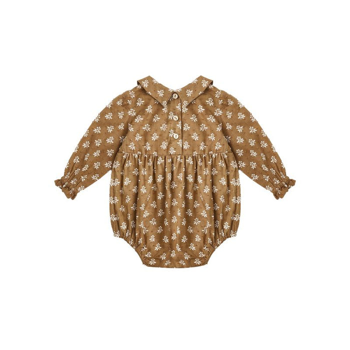 Rylee and Cru Cora Romper - Golden Fleur