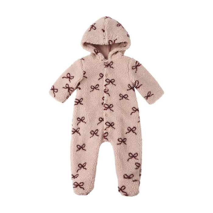 Rylee and Cru Fleece Jumpsuit - Bows