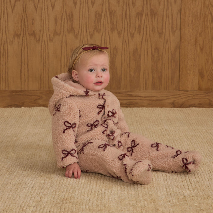 Rylee and Cru Fleece Jumpsuit - Bows