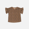 Rylee and Cru Flutter Tee - Cheetah Print