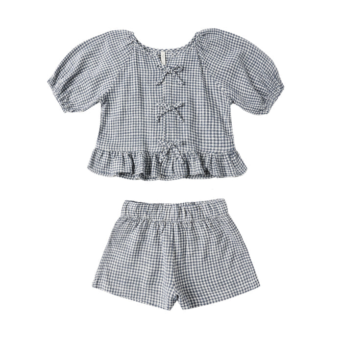 Rylee and Cru Juniper Set - Marine Gingham