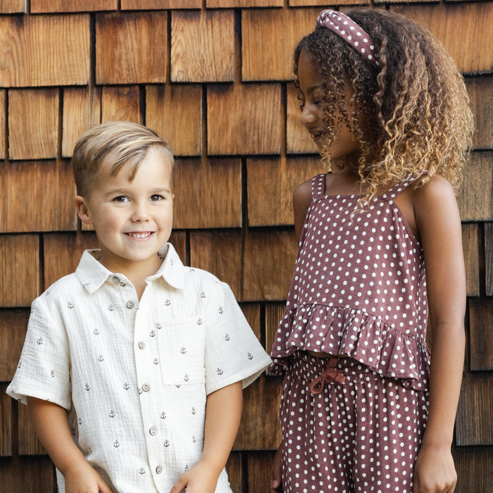 Rylee and Cru Kayli Set - Chocolate Polka Dot