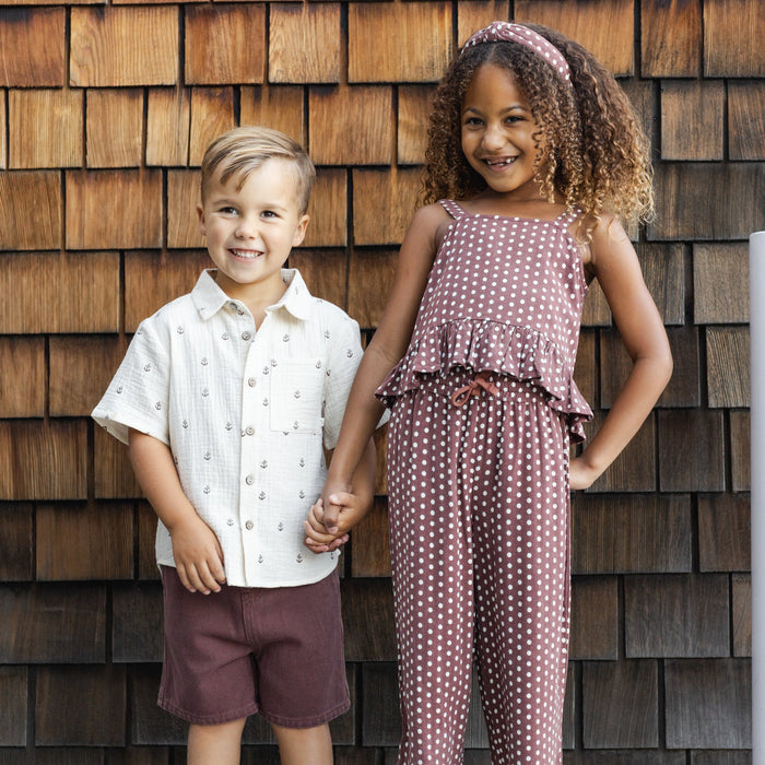 Rylee and Cru Kayli Set - Chocolate Polka Dot