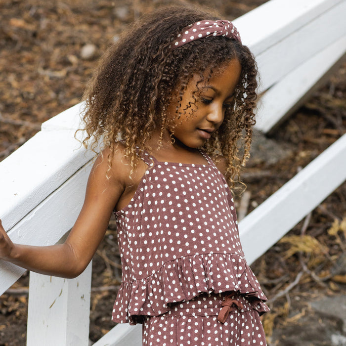 Rylee and Cru Kayli Set - Chocolate Polka Dot