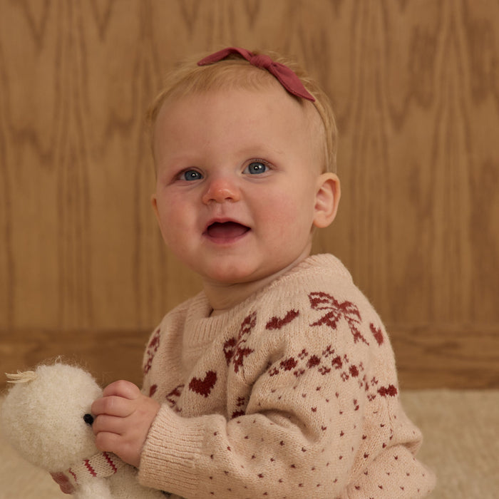 Rylee and Cru Little Knot Headband - Ruby