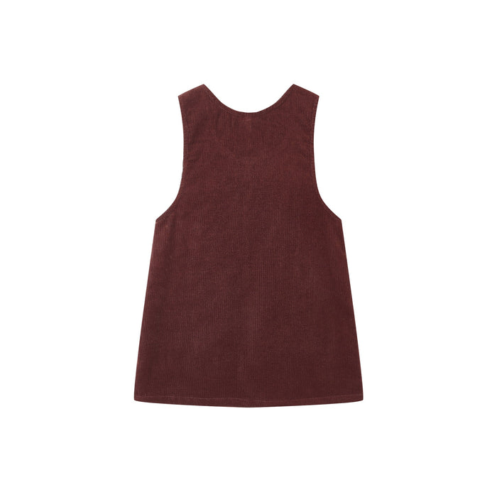 Rylee and Cru Odette Overall Dress - Burgundy