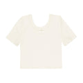 Rylee and Cru Pointelle Tee - Ivory