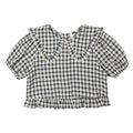 Rylee and Cru Prairie Blouse - Navy Check