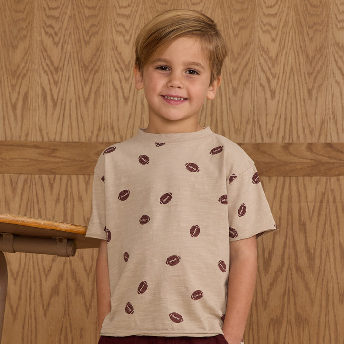 Rylee and Cru Raw Edge Tee - Footballs