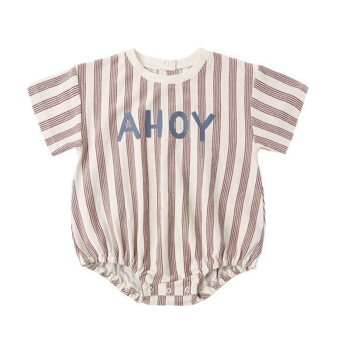 Rylee and Cru Relaxed Bubble Romper - Ahoy