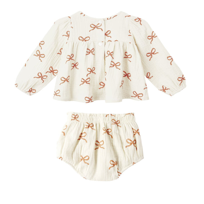 Rylee and Cru Sophia Top + Bloomer Set - Ruby Bows