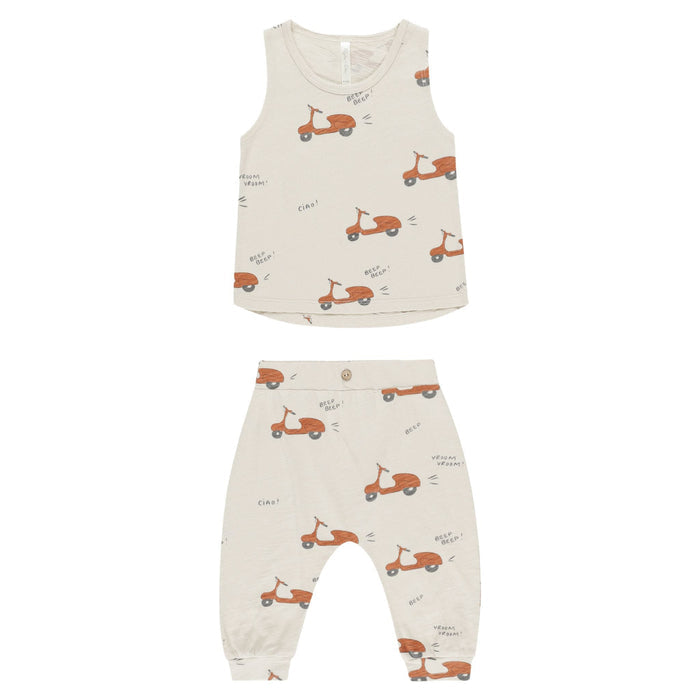 Rylee and Cru Tank + Slouch Pant Set - Moped