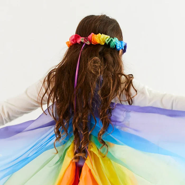 Sarah's Silks Rainbow Garland Ribbon Headband