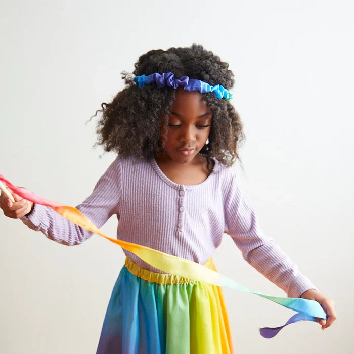 Sarah's Silks Rainbow Garland Ribbon Headband