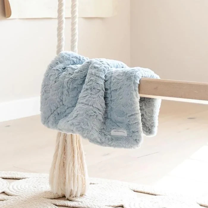 Saranoni Mini Dream Blanket - Heather Blue