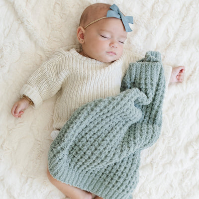 Saranoni Waffle Knit Mini Blanket