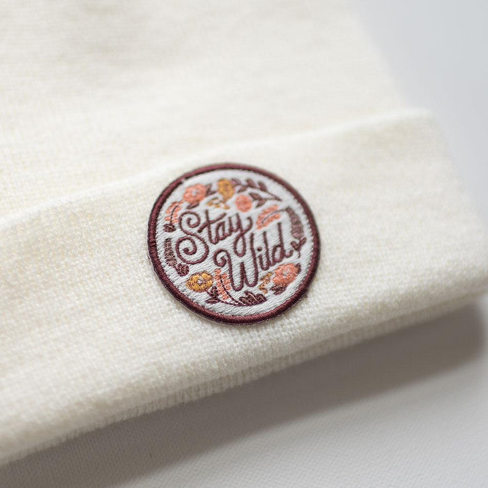 Seaslope Stay Wild Beanie - Dove