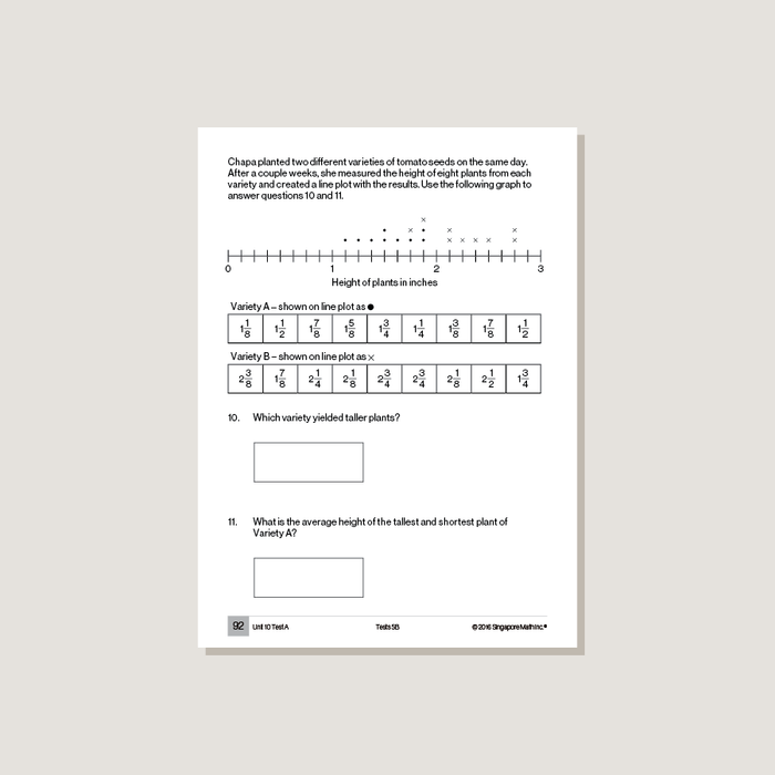 Sample page from Primary Mathematics Common Core Edition