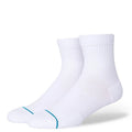 Stance Adult Quarter Socks - Icon Quarter - White