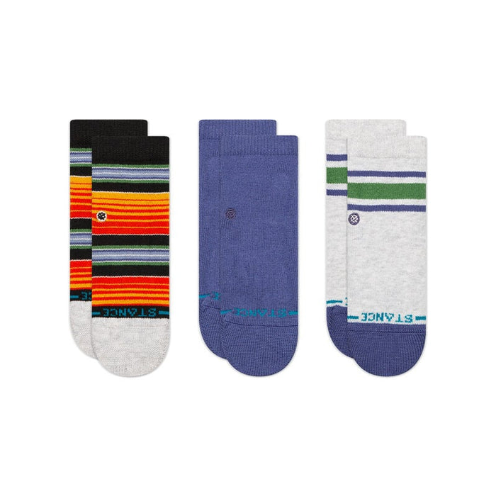 Stance Baby and Toddler Crew Socks - Rockford 3 Pack - Indigo